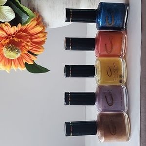 Set of 5 Creative Nail Design Inc. Nail Polish.
